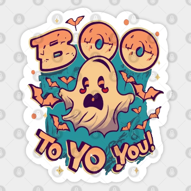 Boo to You! Sticker by ArtfulDesign